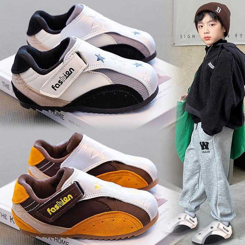 Boys Shoes Sneakers 2025 New Autumn Childrens Soft Sole NonSlip Sports Shoes Boys Big Kids Cool HighEnd Feel W251017