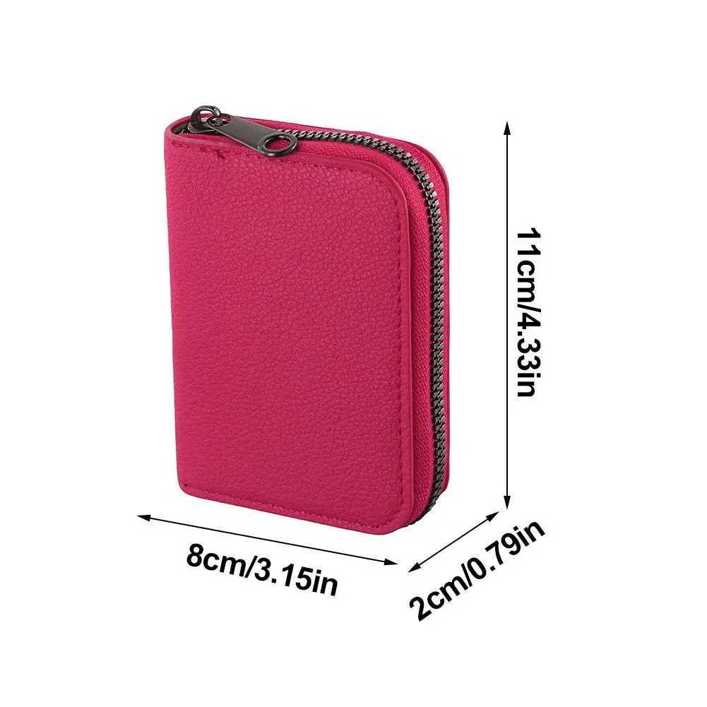 ID Cards Holders Bank Credit Bus Cards Cover Anti Demagnetization Coin Pouch Wallets Bag Business Zipper Card Holder OrganizerW251017