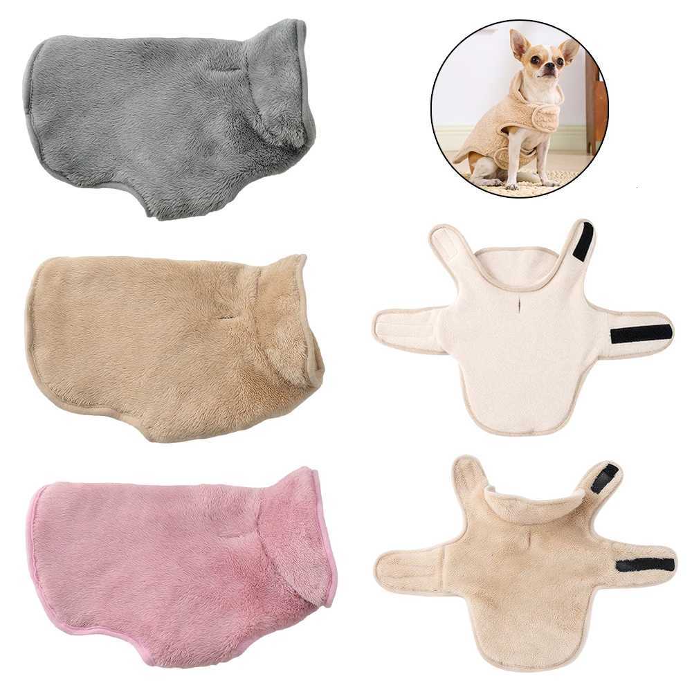 Thick Pet Clothes Adjustable Soft High Neck Puppy Fleece Reversible Jacket Coat For Small Medium Dogs French Bulldog DachshundW251017