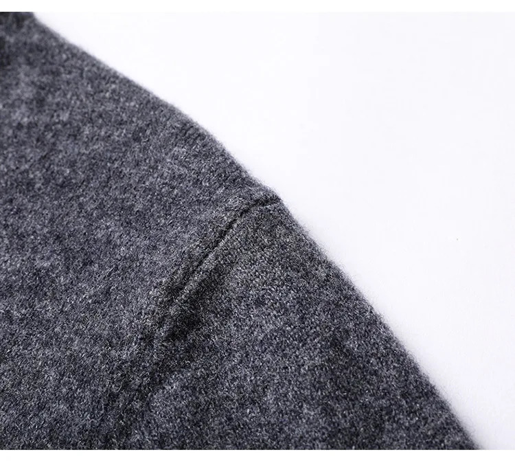 Cashmere Cotton Blend Classic VNeck Pullover Men Sweater 2025 Autumn Winter Work Casual Allmatch Jumper Male Knitted Sweaters 251017