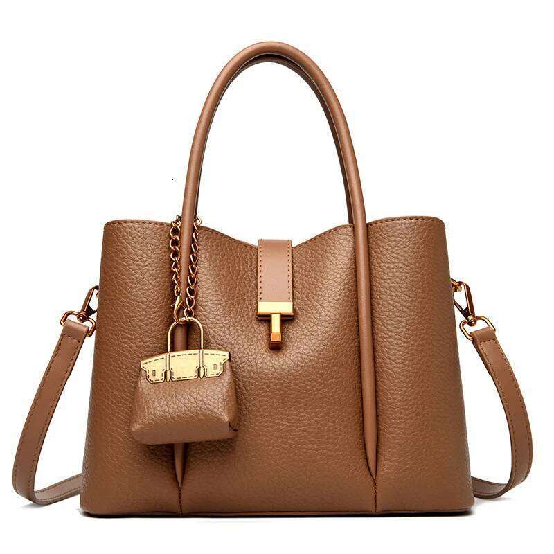 High Quality Soft Leather Shoulder Crossbody Bags For Women Large Capacity Bag Brand Designer Casual Handbag Sac A Main