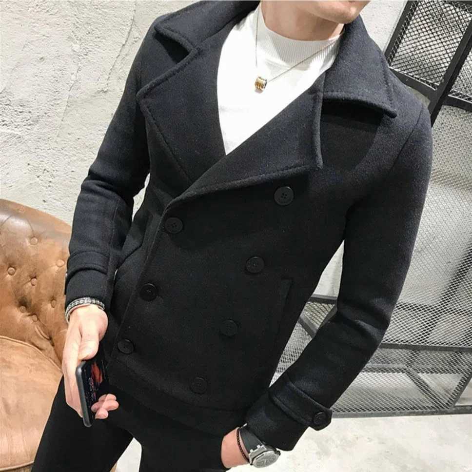 Winter Sales Of Man Coat Spring Autumn Wool Blends Jacket for Men Clothing Fashion 2024 Aesthetic Trendy Harajuku Joker Casual Z250918