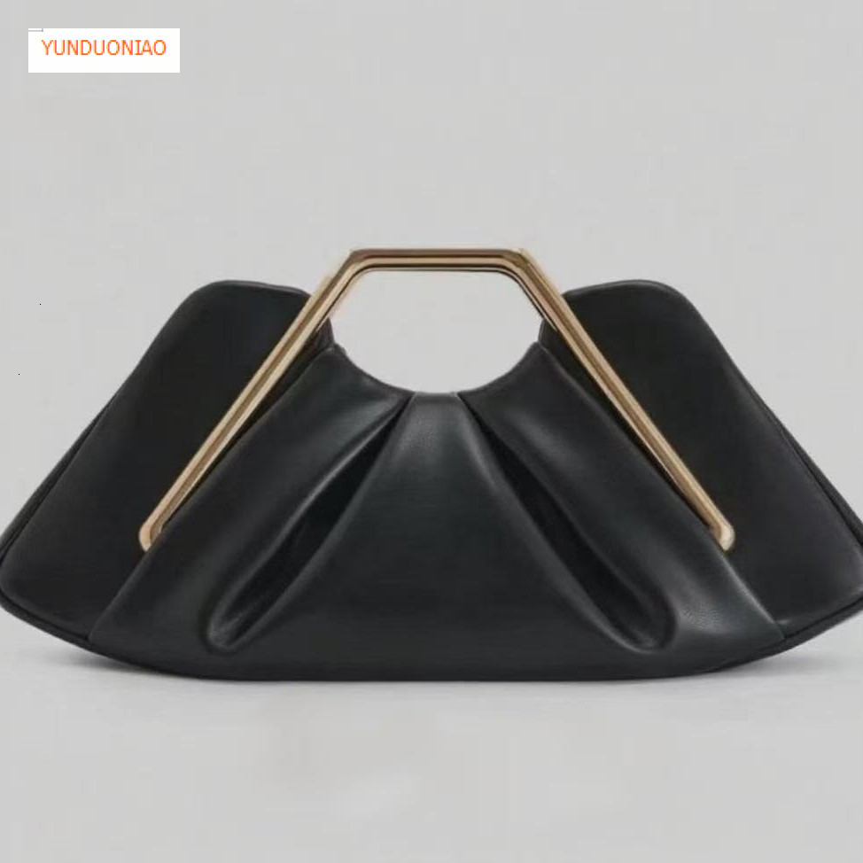 Autumn and winter new designer bag luxury handbag new evening fashion cloud bag pleated armpit bag women's shoulder bag