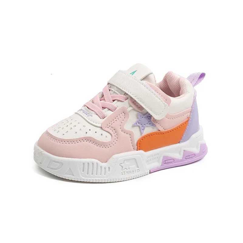 2025 New Spring Autumn Kids Sneakers Leather Breathable SoftSole NonSlip ShoesSports Walker Shoes for Toddler Boys GirlsT251017