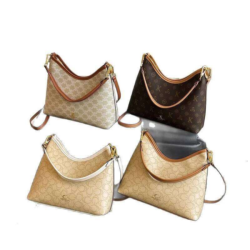 Women's 2025 New Foreign-style Shoulder Messenger Trendy Going Out To Work Large-capacity Bag