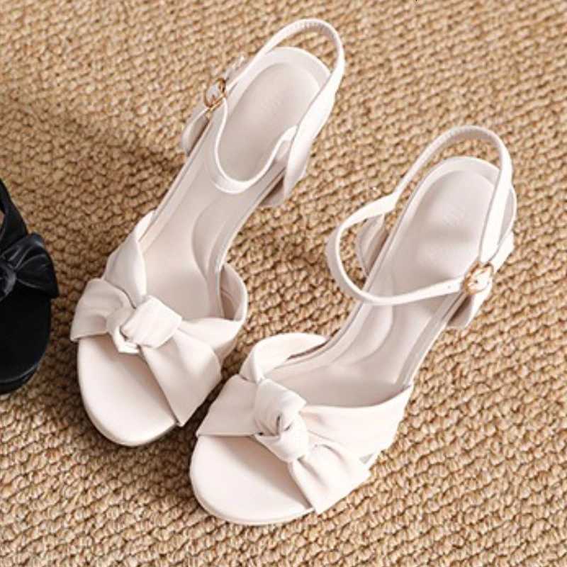 Elegant Pointed Toe Bow Platform Sandals Women Super High Heel Ankle Strap Buckle Brand Designer Shoes Sexy Open Toe Dress Shoes Z251015