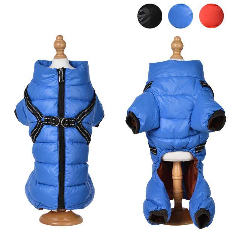 Winter Pet Jumpsuit Soft Warm Puppy Jacket Coat For Small Dogs Cats Zipper Solid Apparel Chihuahua French Bulldog Sphynx CostumeW251017