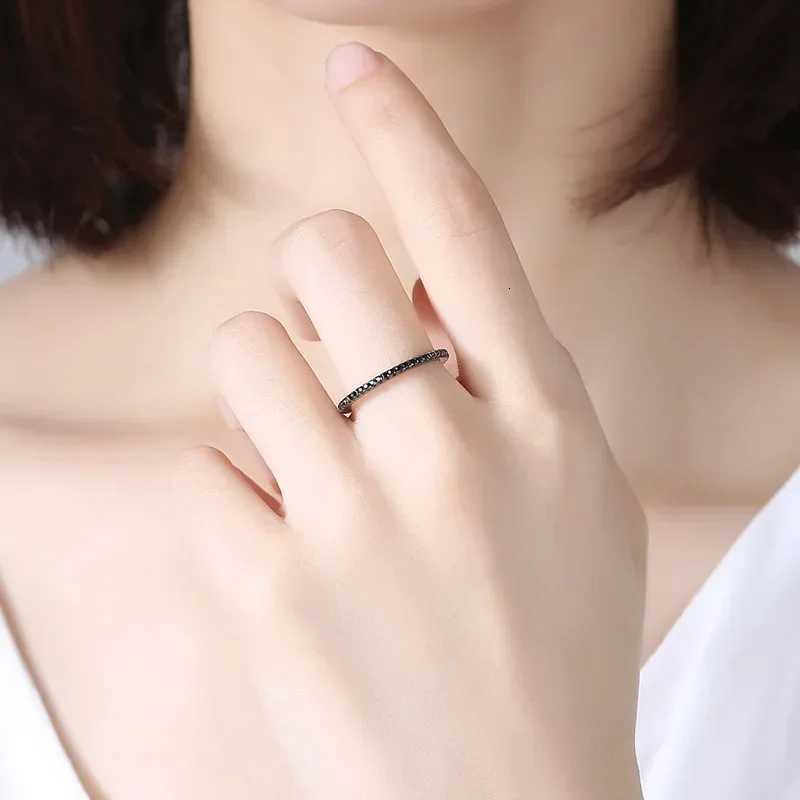 KALETINE Luck 925 Sterling Silver Rings For Women Classical Multicolor Mini CZ Women Wedding Rings Set for Couple Jewekry GiftW251017