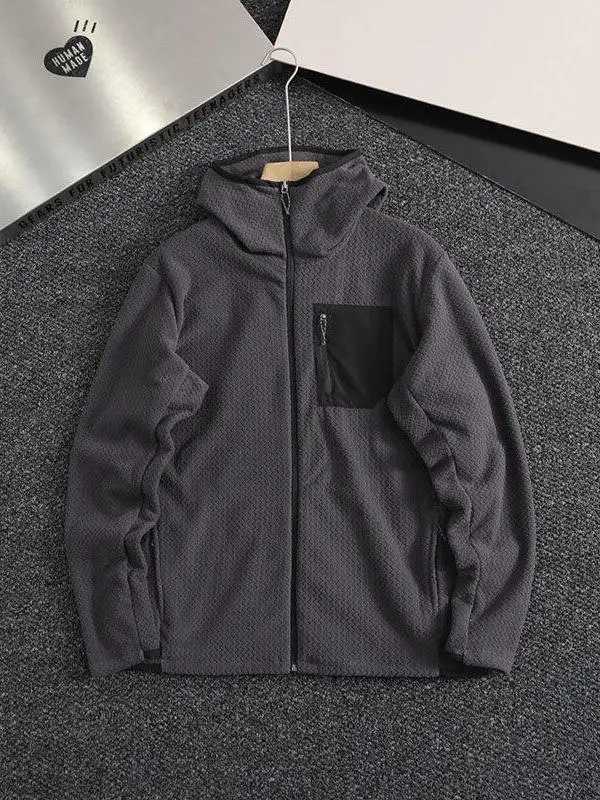 Thiened Fce Hooded Sweatirt Mens Loose Large Size Warm Sportswear Spring Autumn Winter Homebird Substitute Outerwear J251017