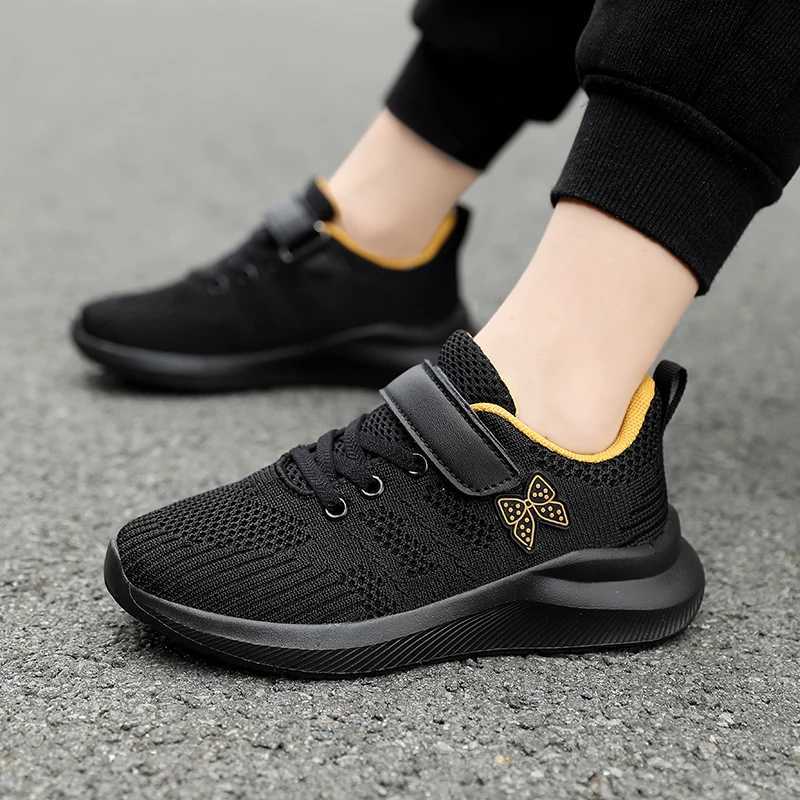 Kids Shoes Girls Casual Shoes Light Mesh Sport Soft Soled Outdoor Children Autumn Tenis Cute Cartoon Female Running SneakersT251017