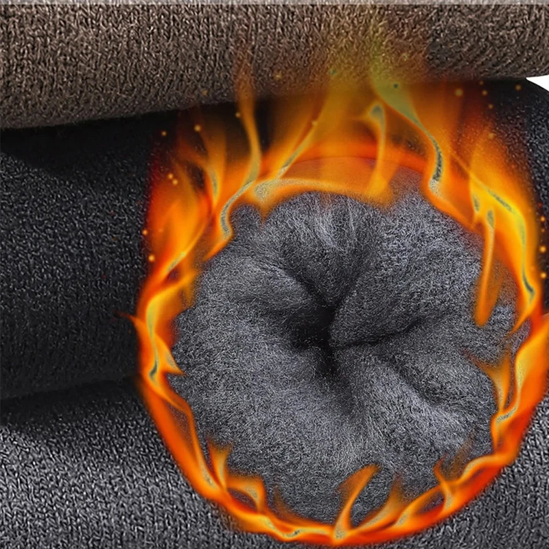 3 pairs Boot Socks for Women Thermal Socks For Thick Winter Outdoors Warm Socks Soft Warm Classic Big Girl Cotton Socks 251017