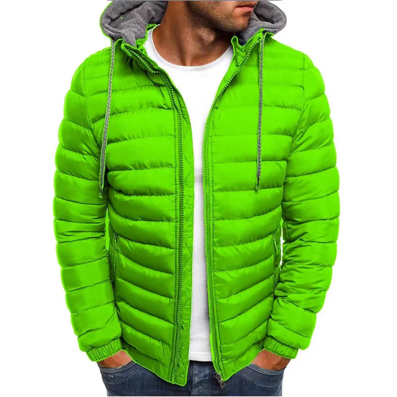 Autumn And Winter Male Loose Overcoat Clothing Outdoor Casual Sportswear Fashion Streetwear Style Hooded Warm Zipper Jacket 251017