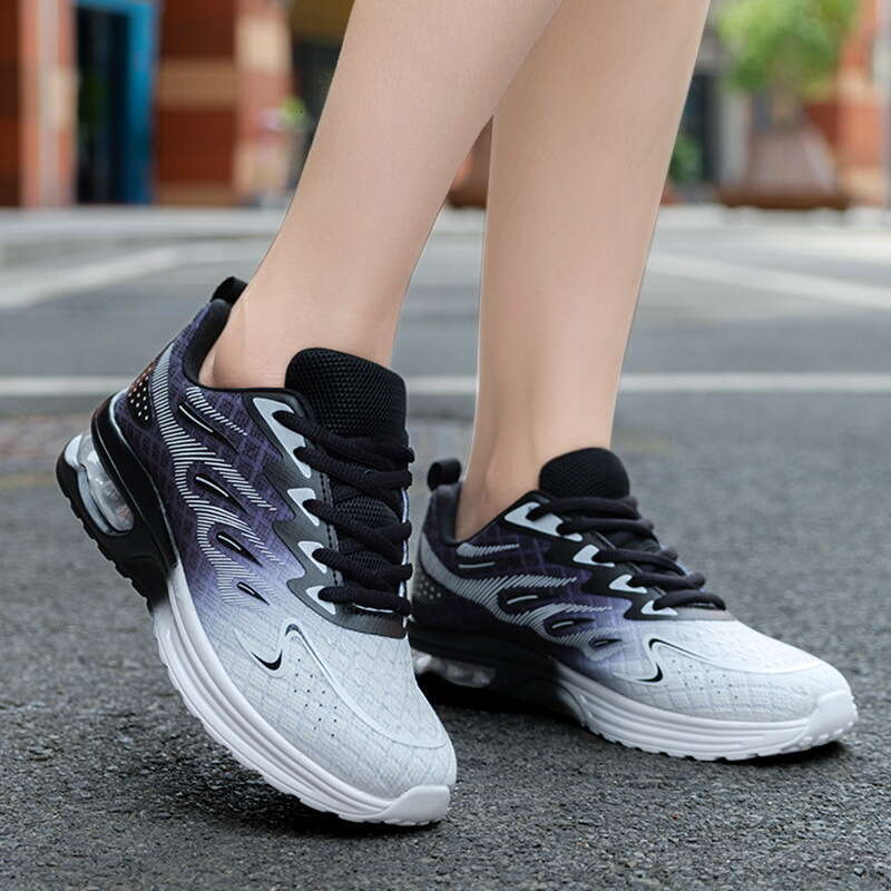 slides designer women Spring Summer Mesh Outdoor Breathable Casual Student Sports Women Air Cushion Running Jogging Shoes Plus Size