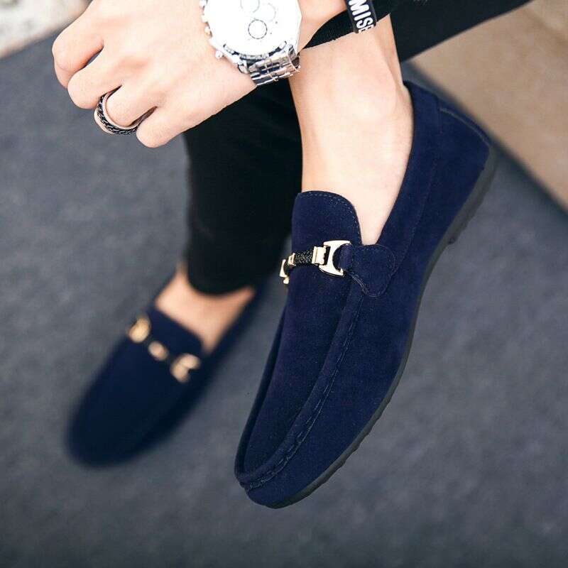Slip-On For Men Soft Driving Moccasins High Quality Flats Male Walking Shoes Suede Casual Loafers Summer Men's Shoe