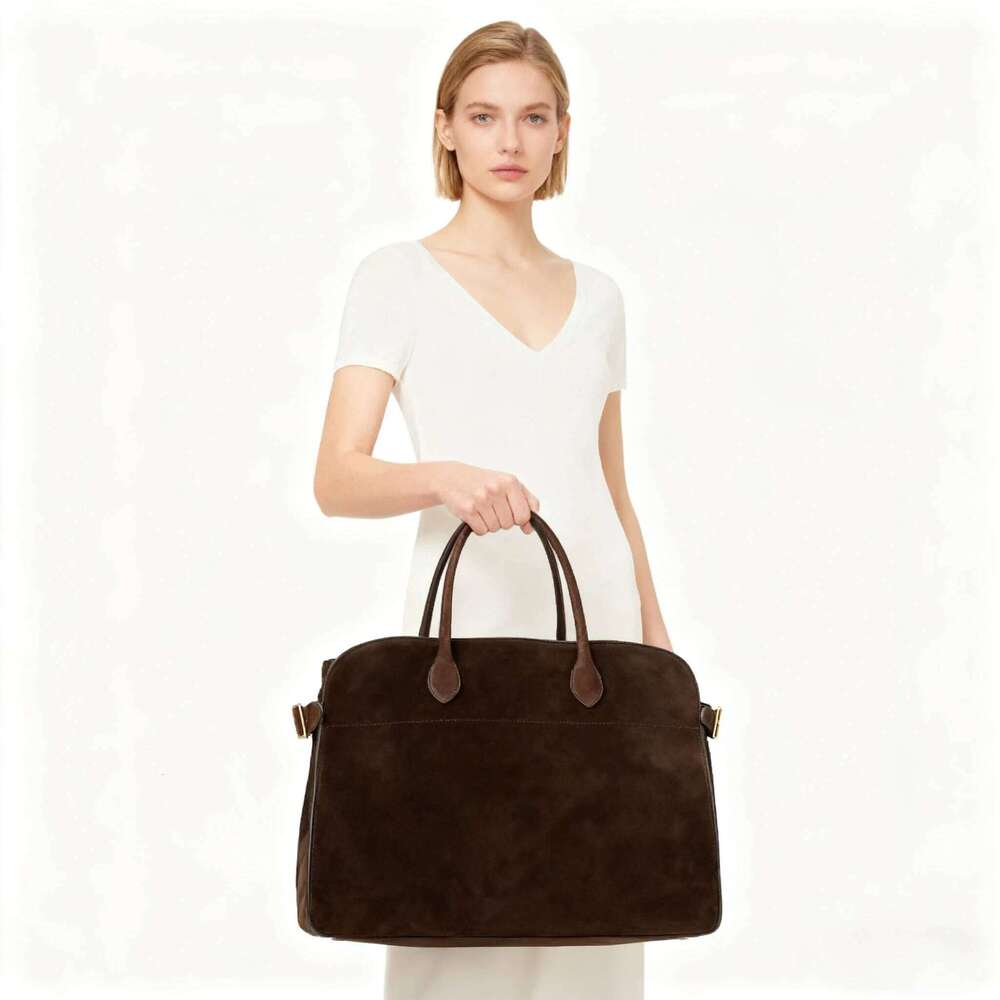 Simple retro fashion trend tote bag autumn and winter new light commuter large capacity handbag
