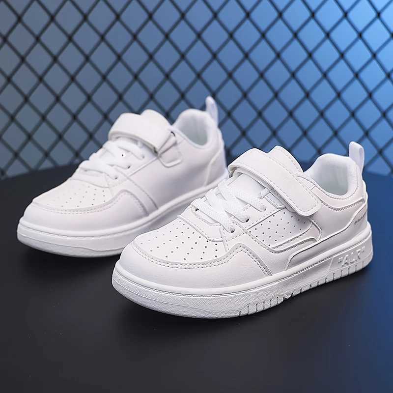 2025 New Leather Kids Running Shoes youngsters teens Casual Fashion Walking Sneakers Breathable Nonslip Girl Tennis FootwearT251017
