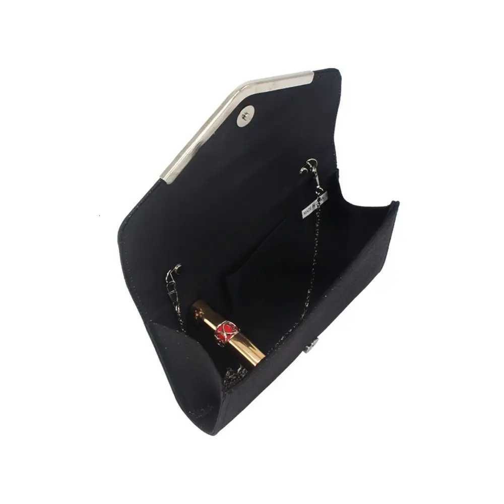 1pc Ladies Dinner Bag With Chain Sparkling Silver Long Wallet Suitable for Various Weddings and parties Z251017