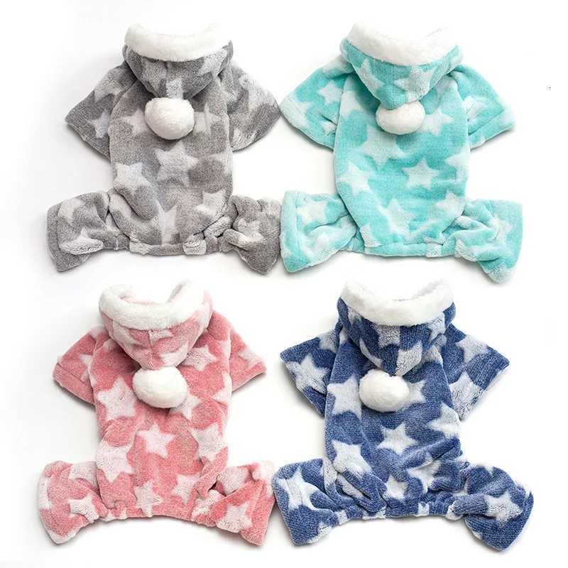 Autumn Winter Pet Dog Pajamas Jumpsuit for Small Dogs Shih Tzu Yorkshire Pullovers Soft Fleece Puppy Cat Clothes Pets ClothingW251017