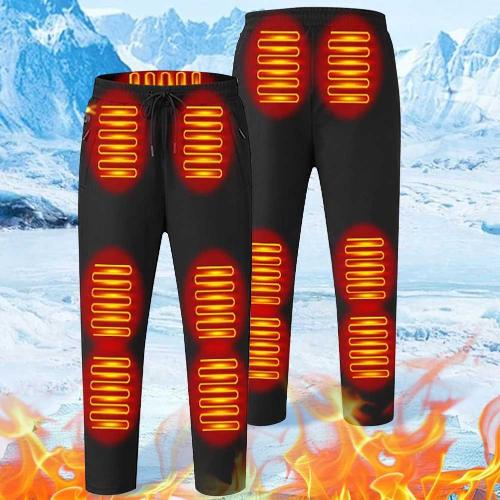 Winter Thermal Pants for Men Women with 3 Levels Adjustable Electric Heating Trouser 12 Heating Zones Waterproof Heated Pants Outdoor H251017
