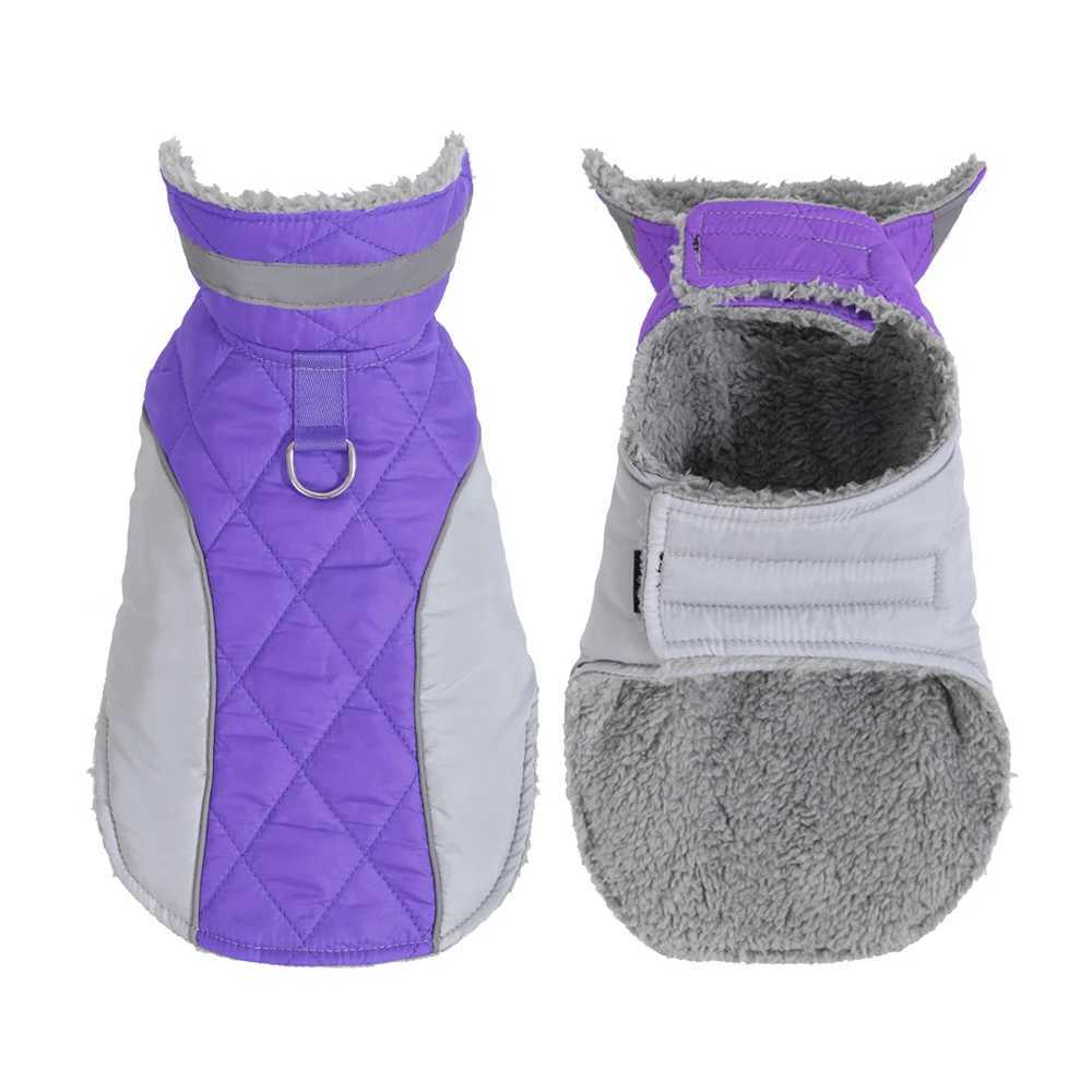 Warm Puppy Coat Thick Fleece Winter Jacket Clothes For Small Medium Dogs Cats Reflective Chihuahua Yorkie Costume Pet OutfitsW251017