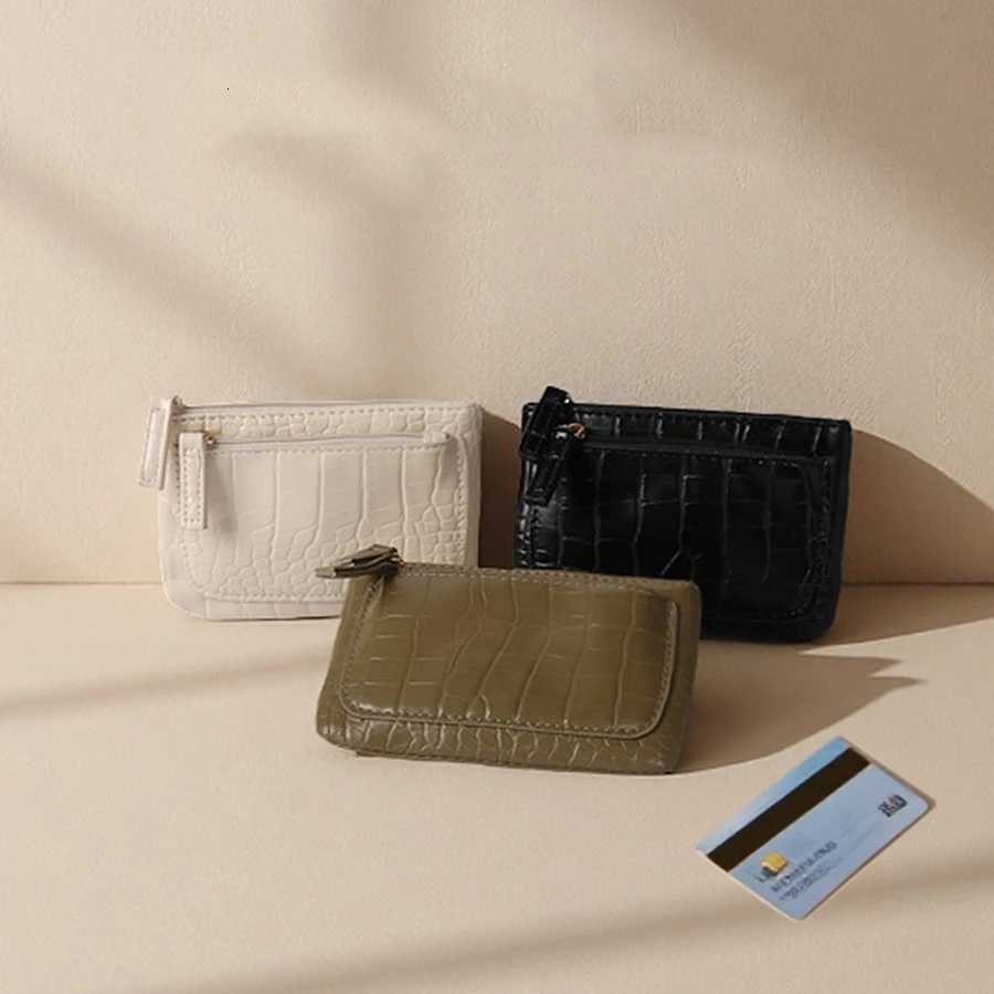 Mini Credit Card Wallet Id Card Holder Mens Small Wallet Thin Sleeve Zipper Short Coin WalletW251017