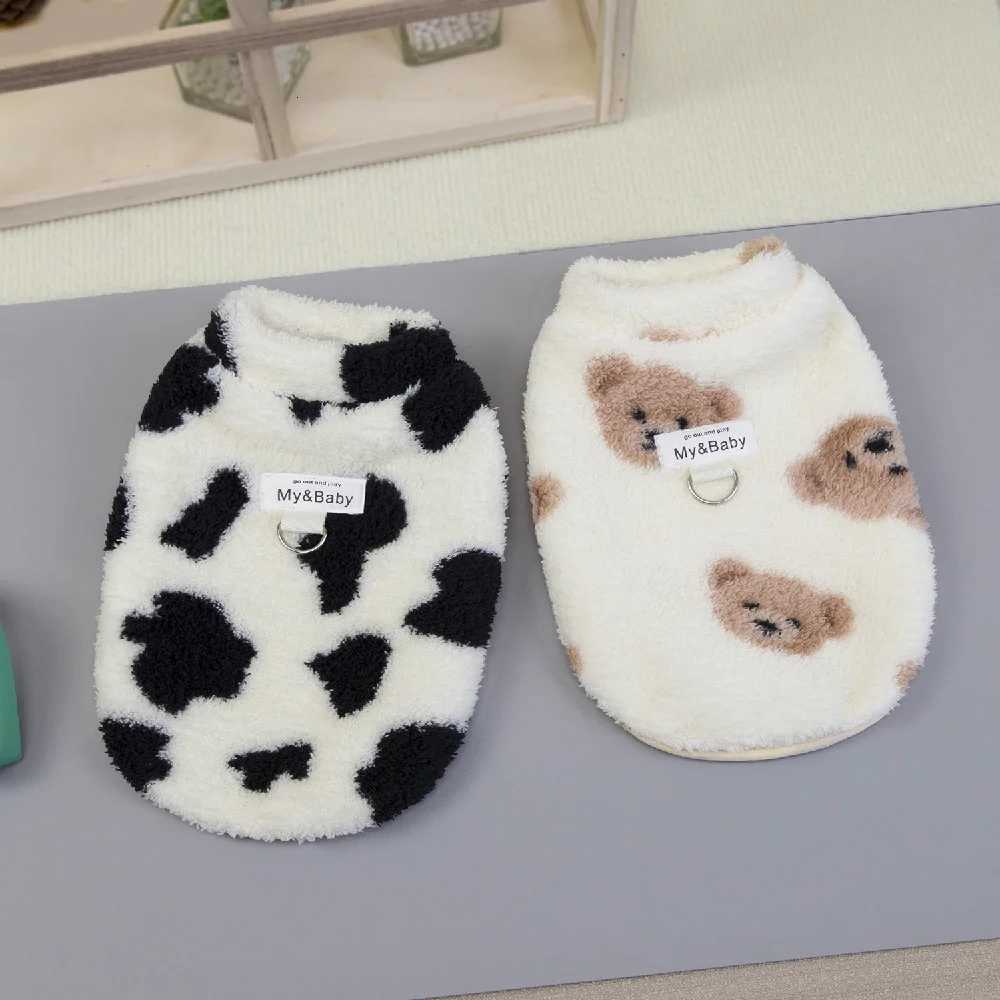 Dog Winter Warm Sweater Puppy Clothes for Small and Medium Doggy Pomeranian Chihuahua Costume With DRing Fleece Clothing CatW251017