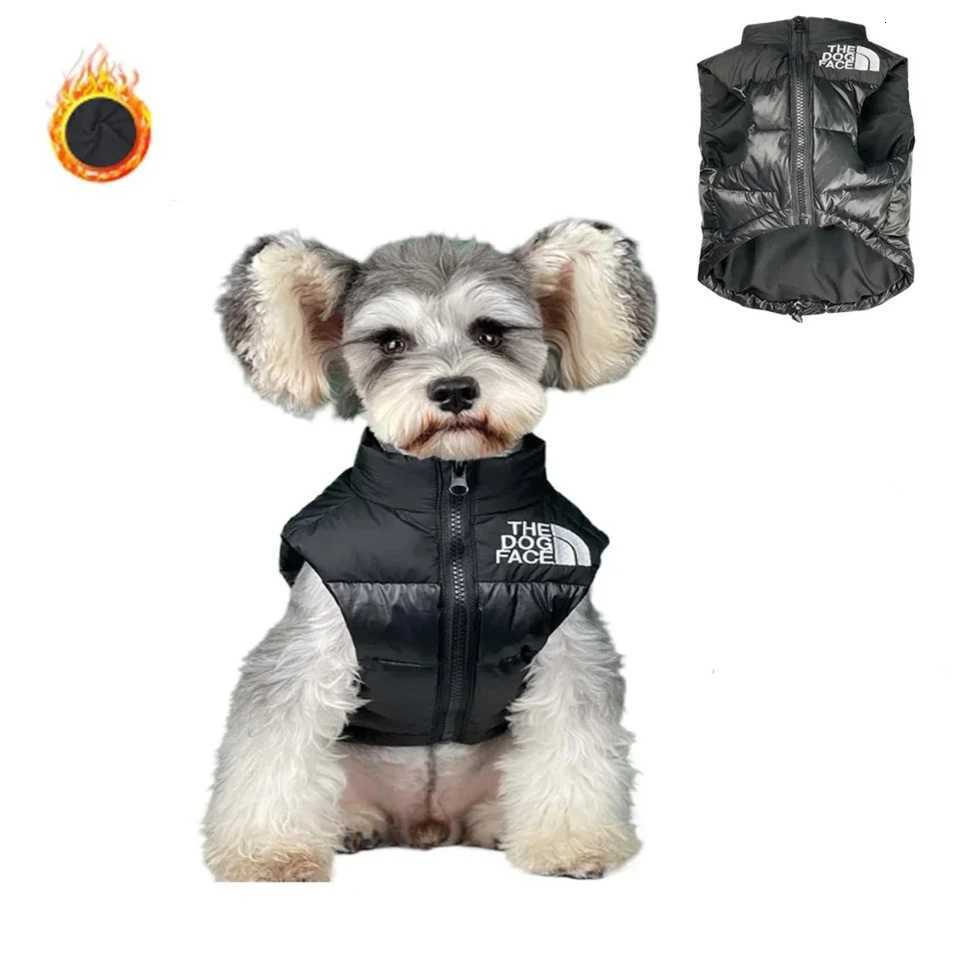 Autumn Winter Pet Dog Clothes Dog Face Down Dog Jacket Small and Mediumsized Dog Clothes French Bulldog Dog Vest Pet SuppliesW251017