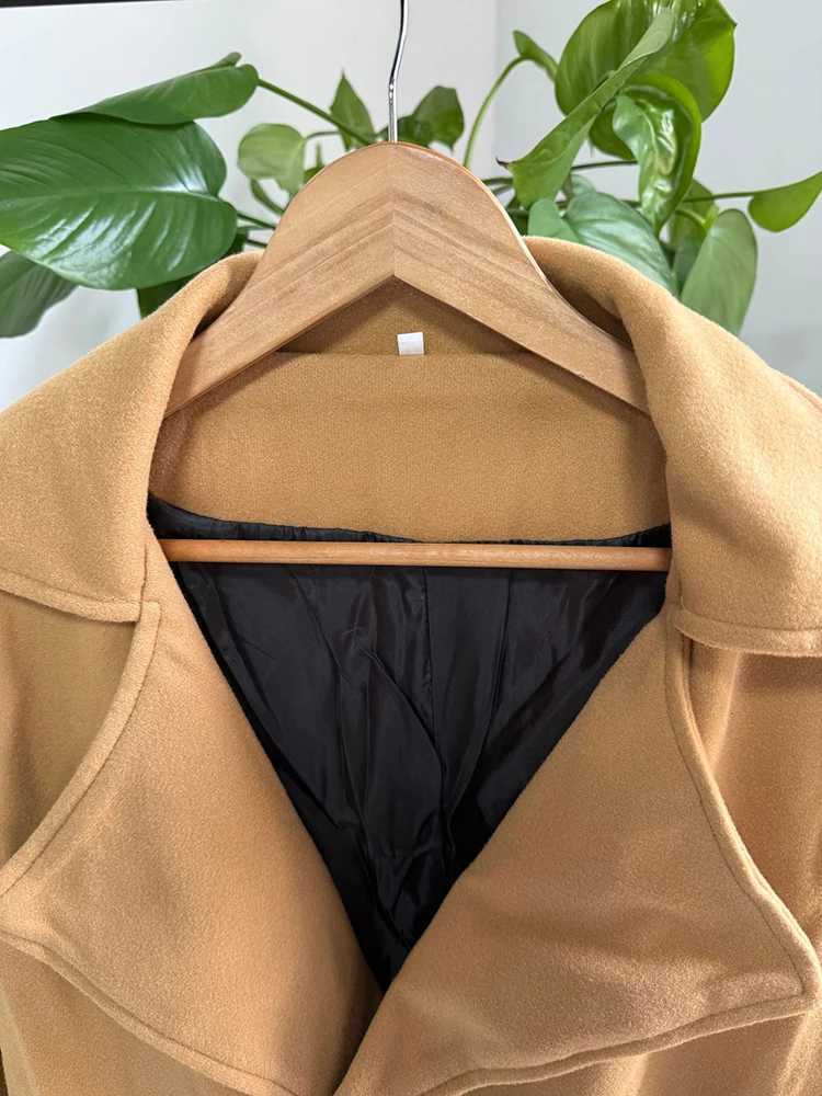 2025 Autumn Stylish Mens Long Jackets Solid Color Woolen Coats For Men Winter Outdoor Casual Doublebreasted Lapel Jacket Coat J251017