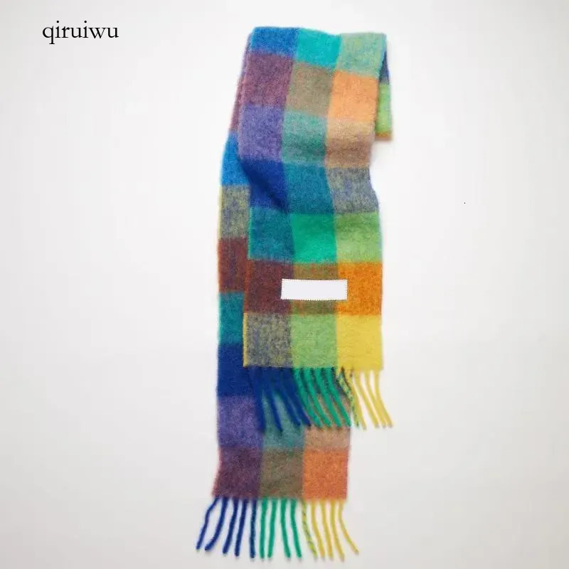 Designer Scarf long shawl designer Scarves Wool Double Sided Letter Silk Scarf For Men Women Silken Scarf Scarves Top Quality Color Blocking Fringed Edges