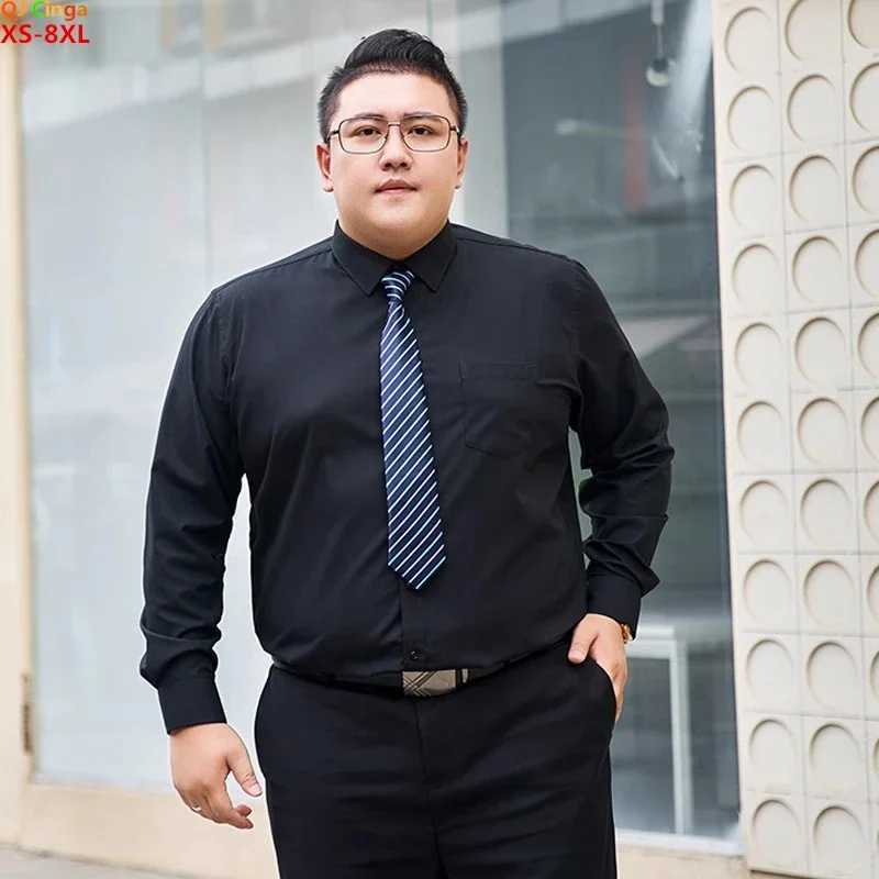 Black Mens Square Collar Single Breasted Long Sleeve Shirt Wedding Party Business Shirts Blue Grey White Camisa Men Chemise J251017