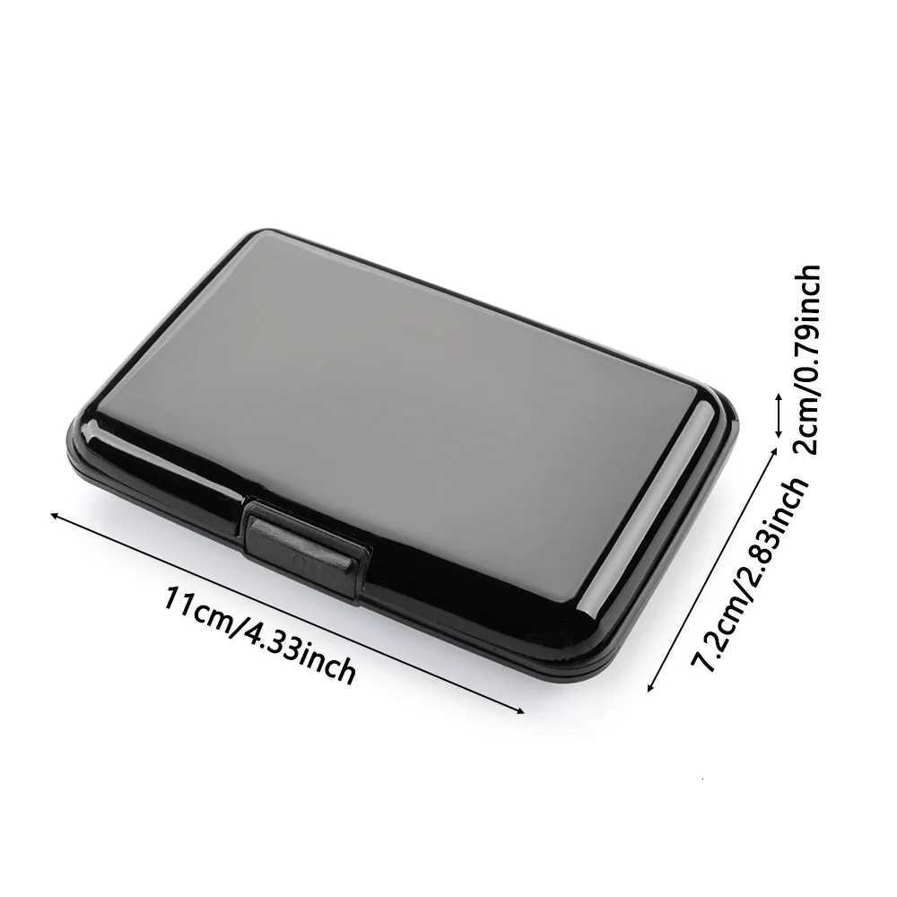 Aluminum AntiTheft Wallets RFID Blocking Credit Card Holder RFID Wallet Metal Waterproof ID Card Case Coin Purse for Men WomenW251017