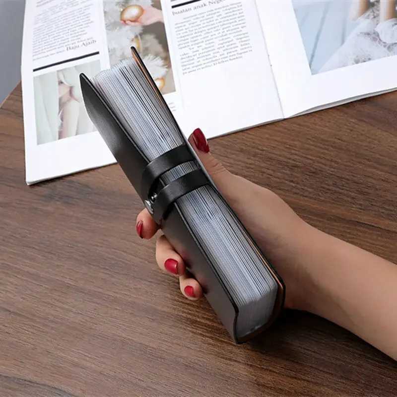 Antitheft Swipe Antimagnetic Mens and Womens Largecapacity MultiCard Business Shielding Card HolderW251017