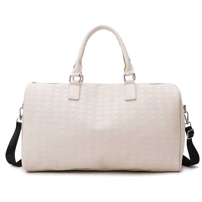 New trendy short distance travel bag, large capacity single shoulder hand-held ready to go bag, portable dry wet separation sports and fitness bag