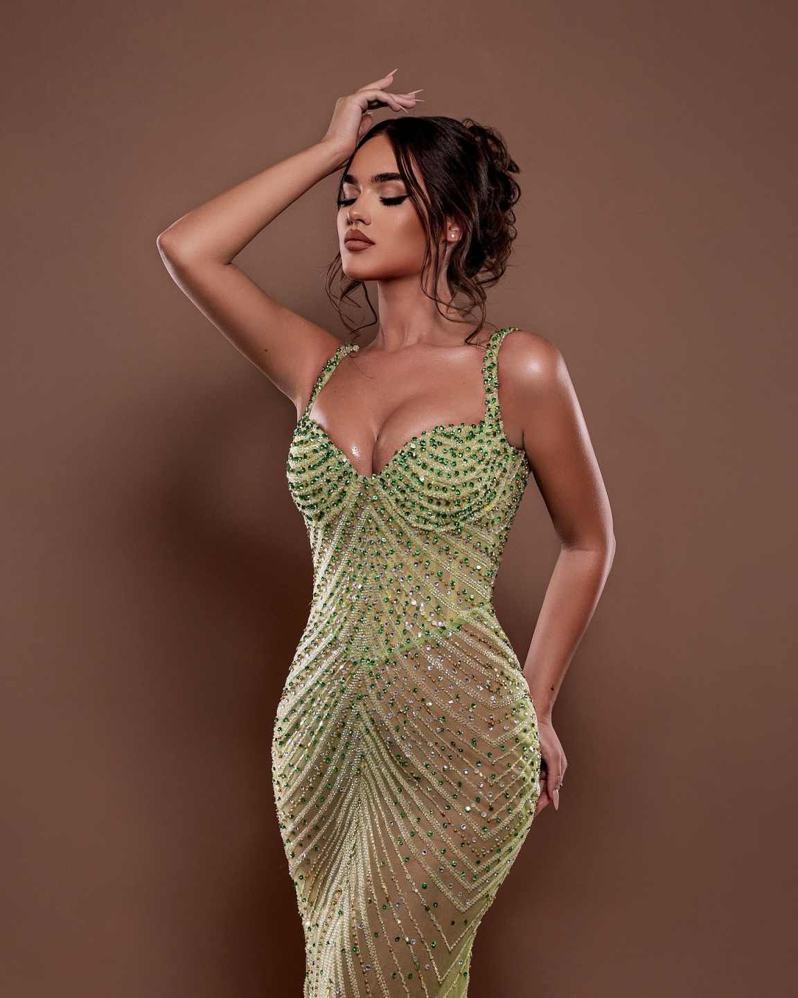 Gorgeous Evening Dresses Mermaid Strapless Sleeveless Formal Occasion Backless Prom Gowns Party Dresses Custom Made Vestidos de noche