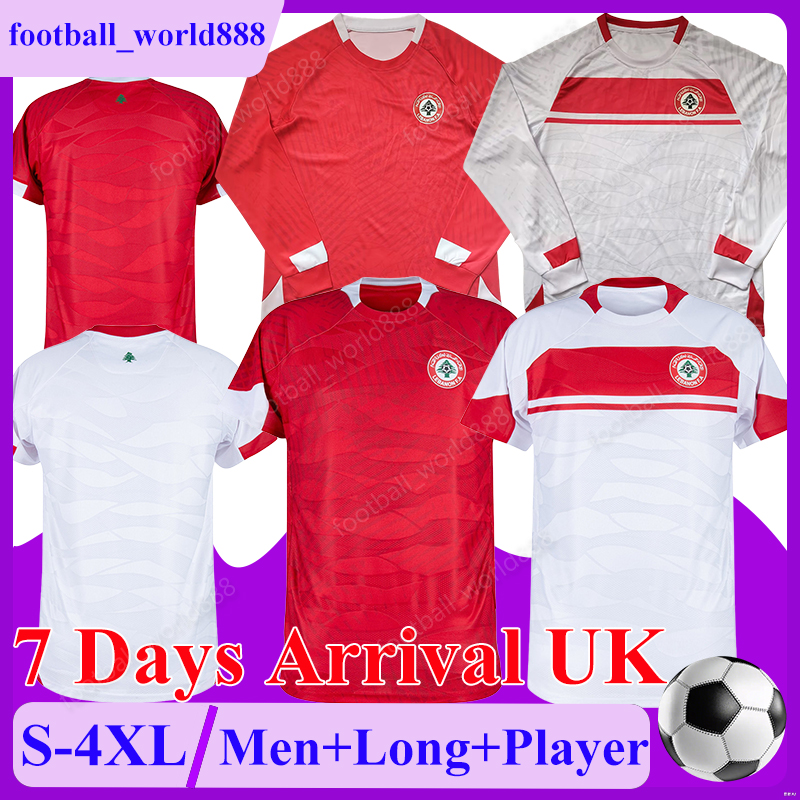 4XL 2025 Lebanon Soccer Jerseys SAMY MERHEG National Football Team FAKHRO 2024 Football Shirts OSMAN CHAKROUN SHOUR football kits M.HAIDAR Men Long Sleeves Kit Sets