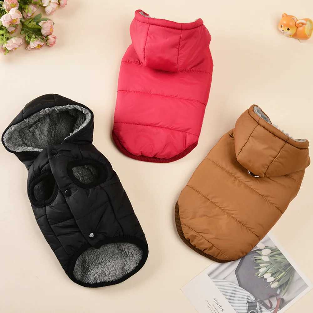 Warm Winter Pet Hoodies for Small Medium Dogs Pets Jacket Thicken Pets Coat Windproof Outdoor Puppy Costume Chihuahua Pug ParkaW251017