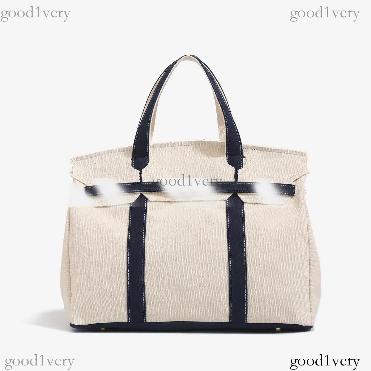 Women's Canvas Bag 2025 New Designer Color blocked Handbag Large Capacity Commuter Multifunctional Bag