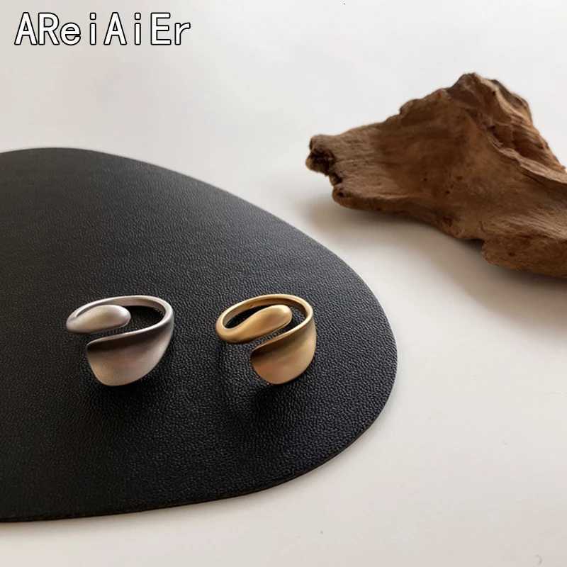 Resizable Size Gold Fingers Ring Opening Unisex Quality Unique Smooth Geometric Ring Wedding Ring Jewelry Z251017