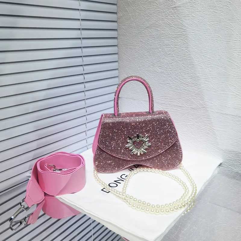 Fashion Bling Square Bag Glitter Shiny Rhinestones Diamond Evening Bag Womens Handbag Wedding Party Clutch Purse Messenger Bag Z251017