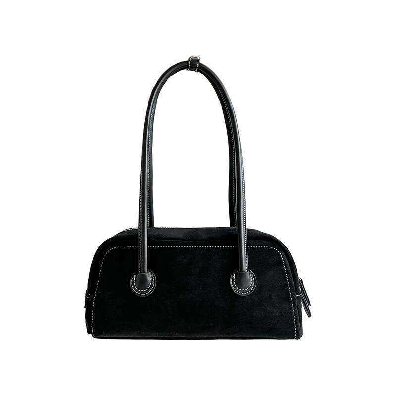 Fashion New Suede Niche High-End Baguette Large Capacity Versatile Shoulder Bag For Women B5