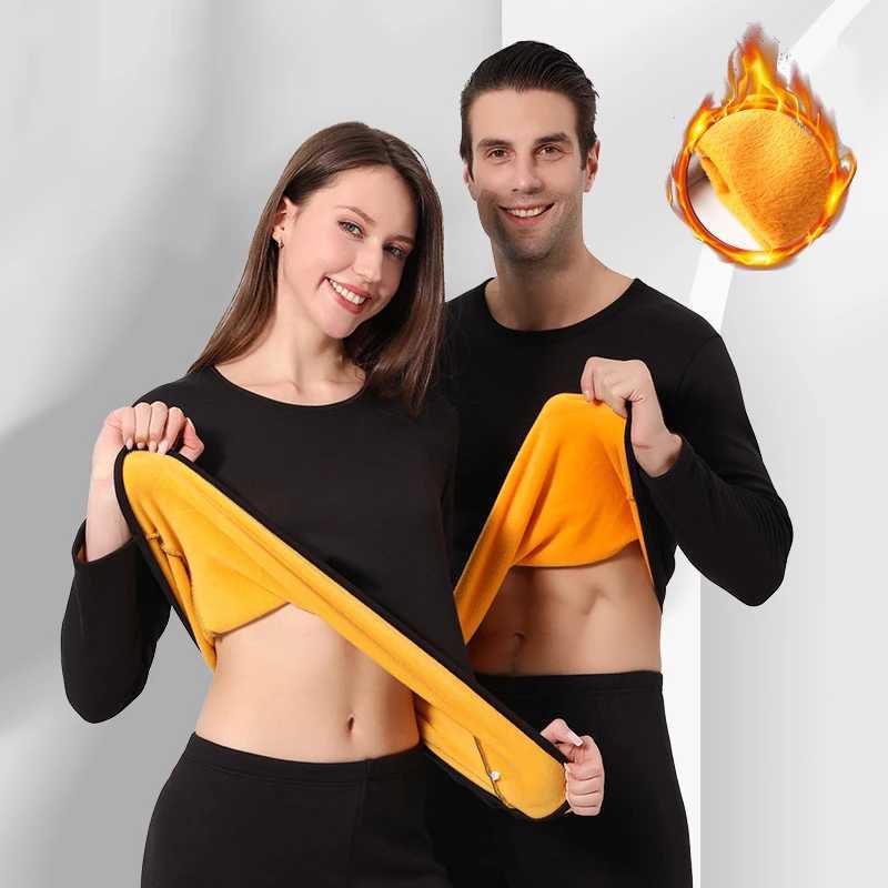 Thickened Warm Underwear Sets for Women Thermal Long Johns Winter Clothes Sexy UltraThick AntiCold Home Comfortable Sleepwear H251017