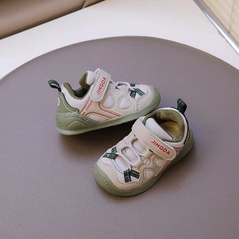 Childrens Walking Shoes Boys Sneakers 05 Years Old Boys Girls Casual Shoes Four Seasons Green Soft Nonslip Kids Single ShoesT251017