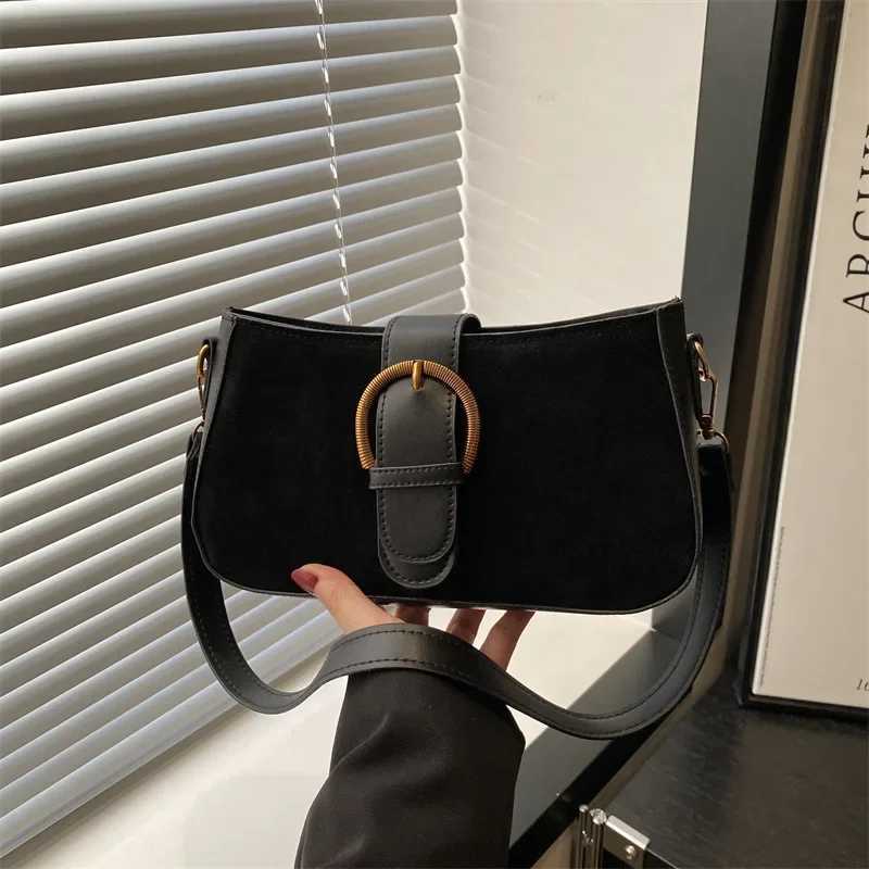 Faux Suede Underarm Bag Zipper Fastener Fiable Shoder Cross Body Bags for Wan Small Square Bag Suitable Daily Outfit1 D251017