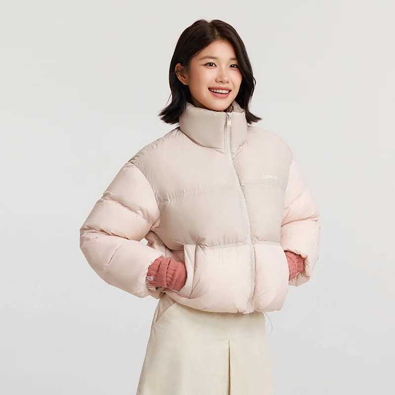 Semir Down Jacket Women Short Length ThreeResistant Oversize Winter 2024 New Letter StandUp Collar Top W251016