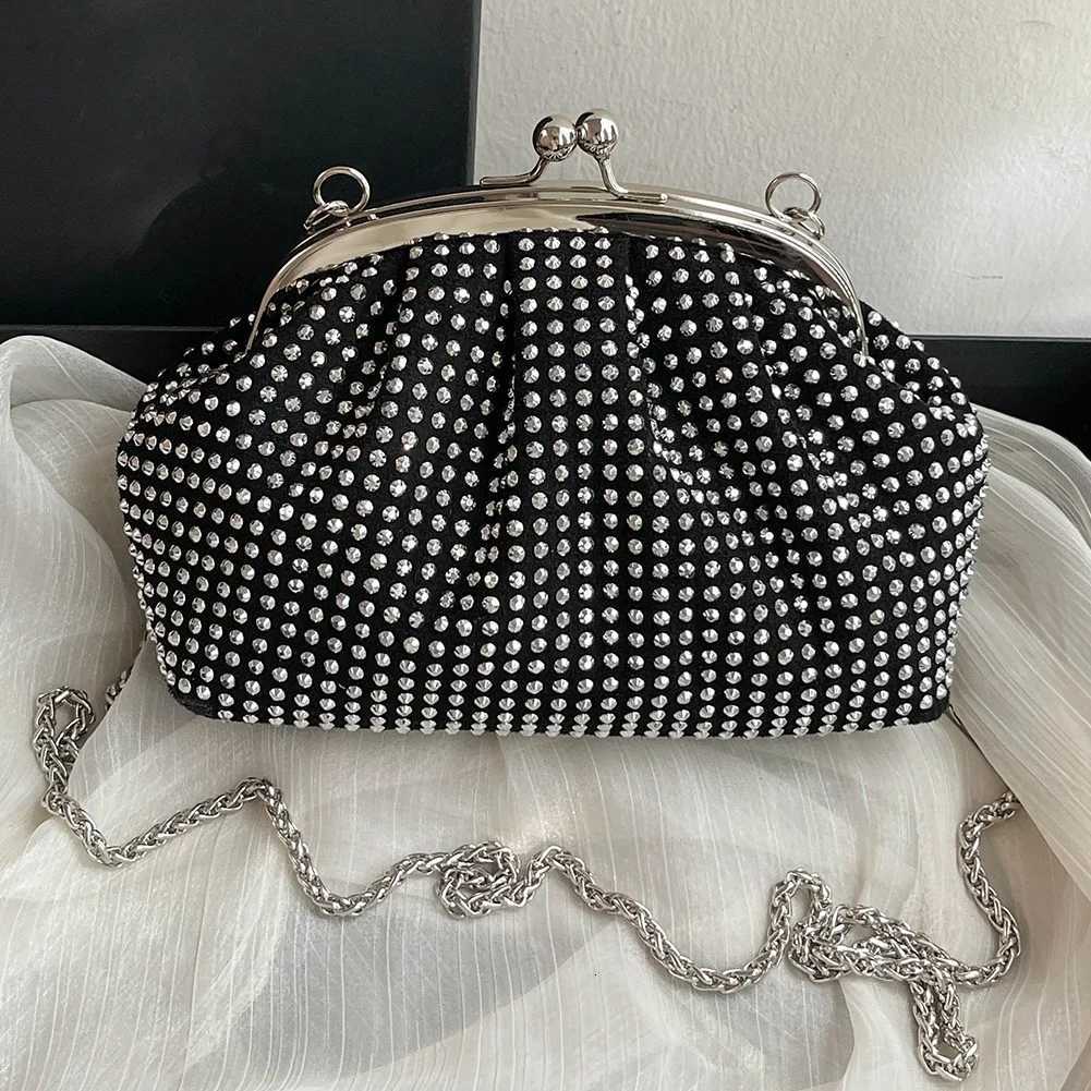 Women Evening Clutch Bag Fashion Rhinestones Evening Bags Stylish Crossbody Bag Sparkly Top Handle Purse Wedding Party Bag Z251017