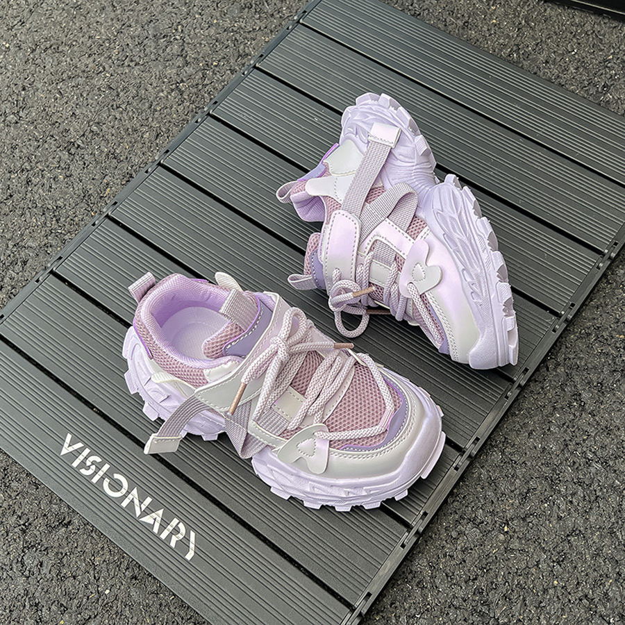 Girls Chunky Sneakers Designer Kids Shoes Children's Boys Toddler Cutefeet Basketball Sports Trainers Shoes Size US9C-US4Y K01078