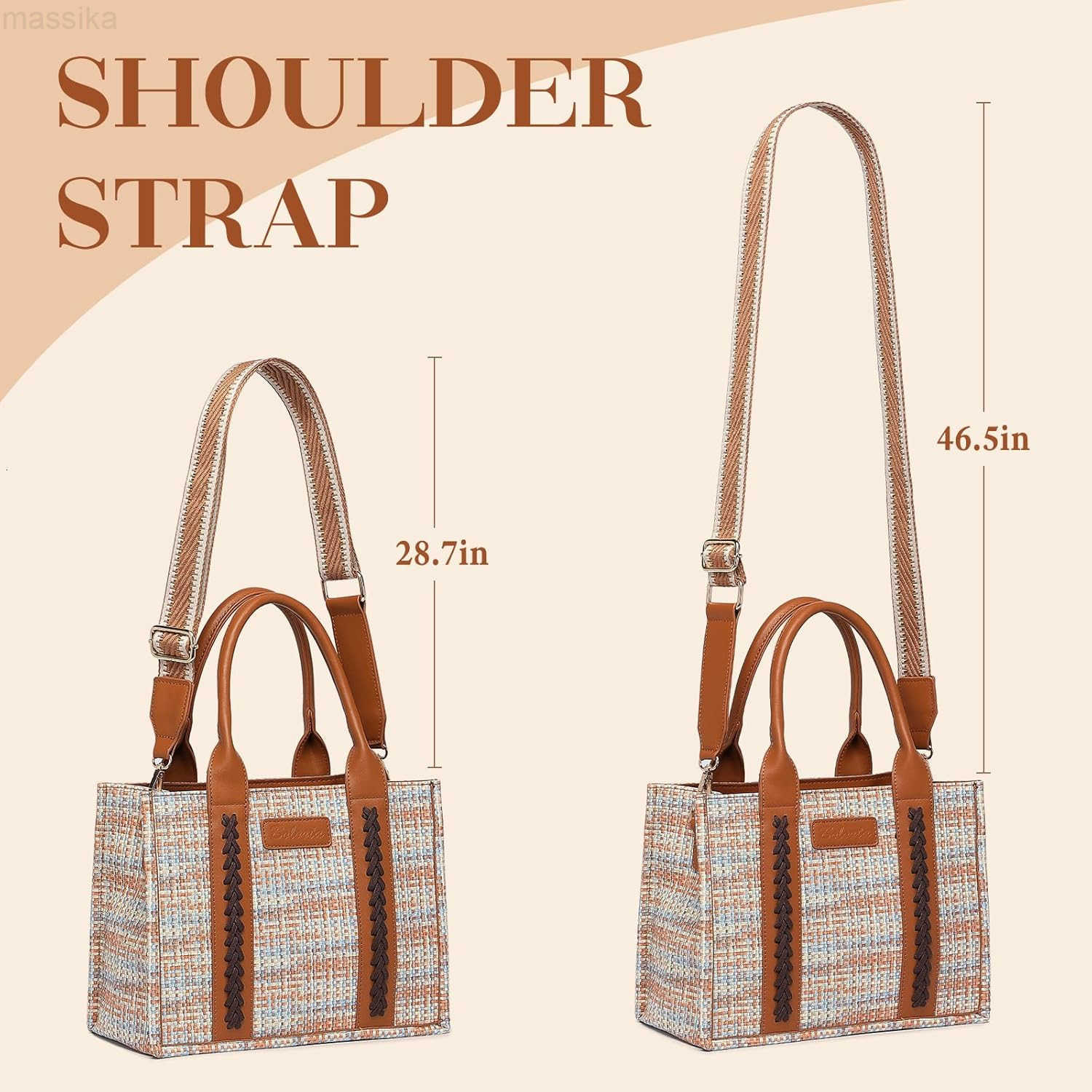 Medium Purse for Women PU Leather Tote Bag Western Satchel Handbag Purses Ladies Top Handle Crossbody Shoulder Bag Brown M251017