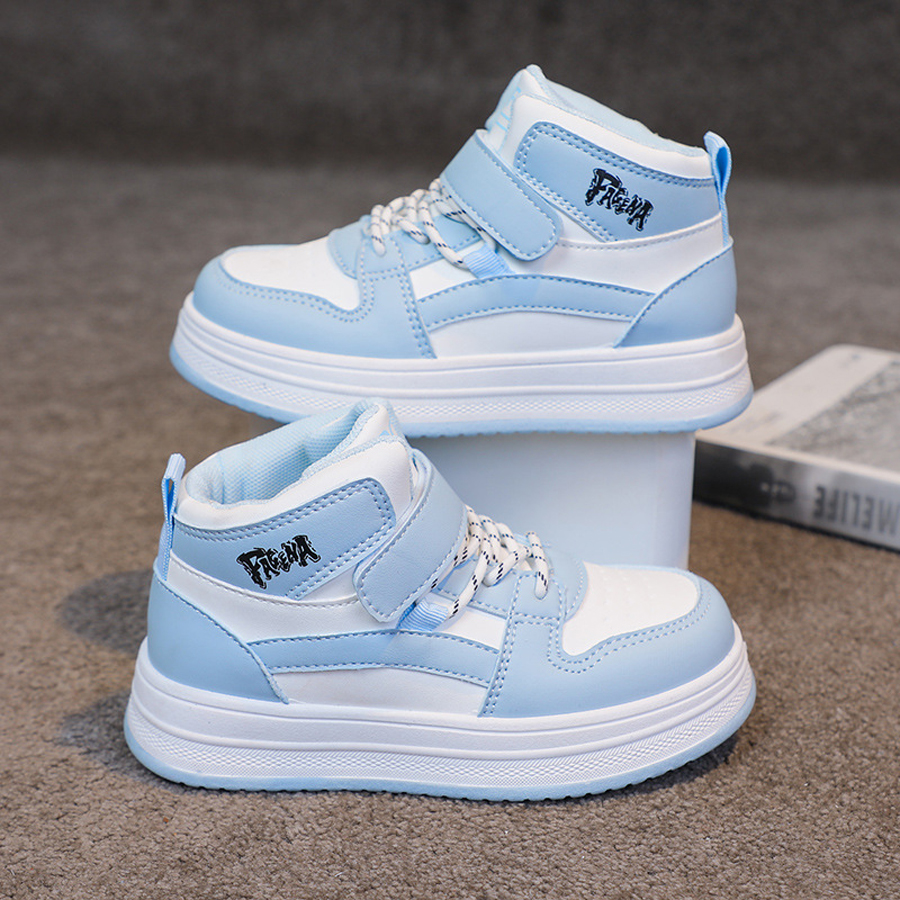 Kids Basketball Shoes Design Toddler Children's Boys Girls Sports Shoes Student High Cut Youth Trainers Sizes US9C-US5Y K01085