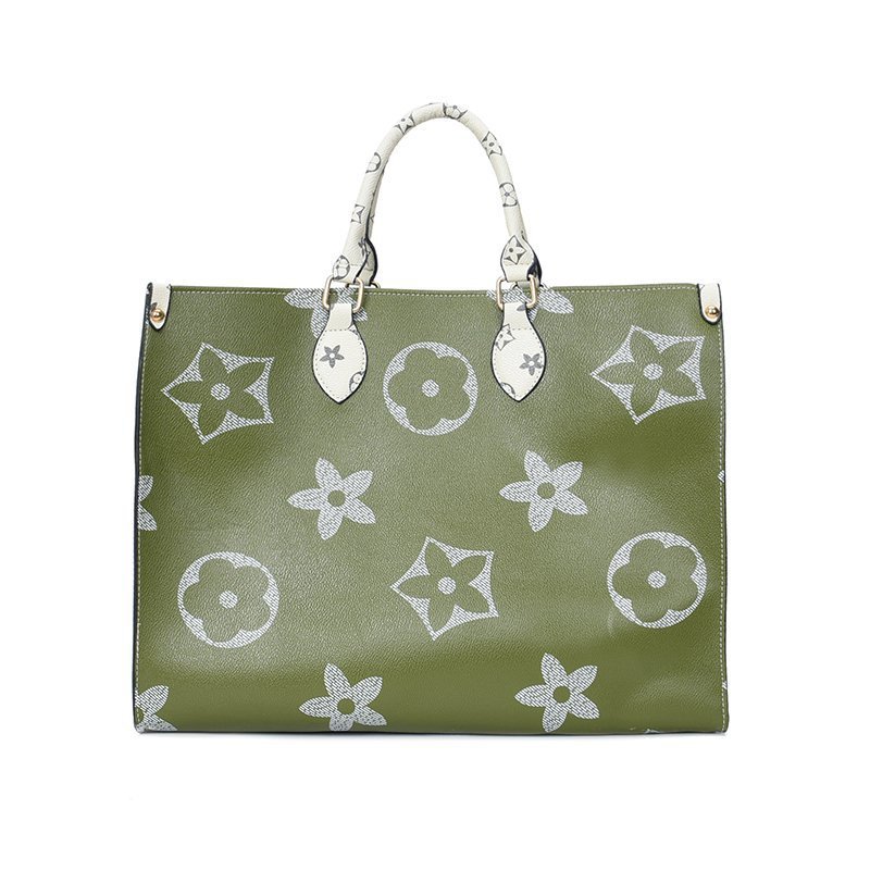 Designer bag 2025 hot Commuter Classic Printed Handheld Tote Bag Large Capacity Fashion Shoulder Bag for Women brown green