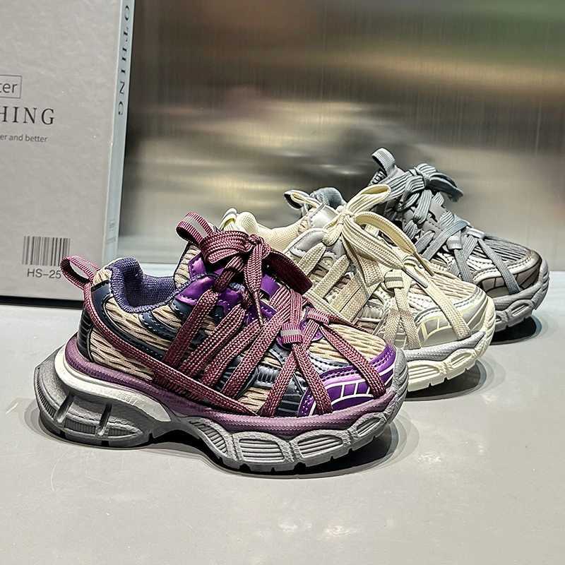 Kids Casual Sneakers for Boys Girls Nonslip Breathable Mesh Toddler Walking Shoes Strappy Versatile Chic Comfort Wear 46yearsT251017